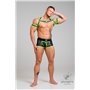 MASKULO - Rubber Harness with Biceps Bands Neon Green