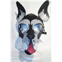 3-Tone Leather Dog Hood