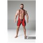MASKULO - Wrestling Singlet Codpiece full thigh Pads Red