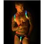 BREEDWELL X-Small Glow Shoulder Harness (Rainbow)